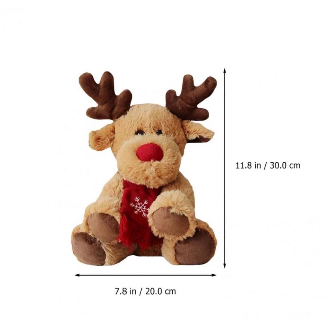 Amazon.co.jp: クリスマス ぬいぐるみ 人形 サンタ トナカイ